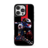 Max Red Bull F1 race cars helmets iPhone 16 Pro Max Black Case