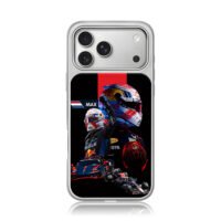 Max Red Bull F1 race cars helmets iPhone 17 Pro Max Electroplated Silver Case1