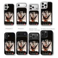 Max Verstappen 33 Red Bull F1 car Chris Brown Phone Case Black Electroplated Silver For Iphone 11 To 17