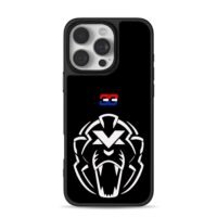 Max Verstappen 33 white lion logo iPhone 16 Pro Max Black Case
