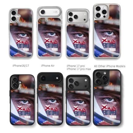 Max Verstappen eye with mad text Chris Brown Phone Case Black Electroplated Silver For Iphone 11 To 17