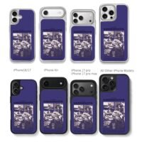 Max Verstappen F1 Midnights collage Chris Brown Phone Case Black Electroplated Silver For Iphone 11 To 17
