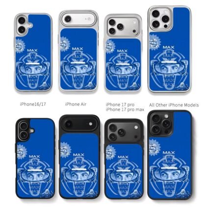 Max Verstappen F1 Red Bull art Chris Brown Phone Case Black Electroplated Silver For Iphone 11 To 17