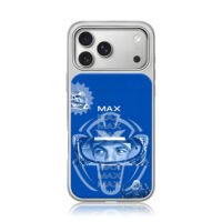 Max Verstappen F1 Red Bull art iPhone 17 Pro Max Electroplated Silver Case1