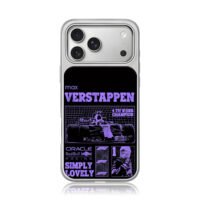 Max Verstappen F1 Red Bull champion iPhone 17 Pro Max Electroplated Silver Case1