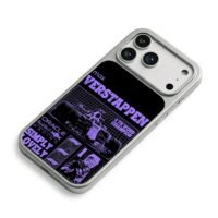 Max Verstappen F1 Red Bull champion iPhone 17 Pro Max Electroplated Silver Case2