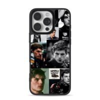 Max Verstappen F1 Red Bull collage iPhone 16 Pro Max Black Case