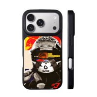 Max Verstappen F1 Red Bull helmet iPhone 17 Pro Max Black Case