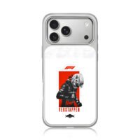 Max Verstappen F1 Red Bull racing iPhone 17 Pro Max Electroplated Silver Case1