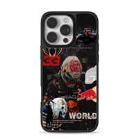 Max Verstappen Red Bull F1 33 champ Phone Case for iPhone 11-17 & Samsung Galaxy S24-S26