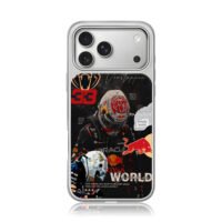 Max Verstappen Red Bull F1 33 champ iPhone 17 Pro Max Electroplated Silver Case1
