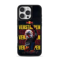 Max Verstappen Red Bull F1 cheer iPhone 16 Pro Max Black Case