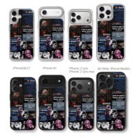 Max Verstappen Red Bull F1 collage Chris Brown Phone Case Black Electroplated Silver For Iphone 11 To 17