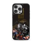 Max Verstappen Red Bull F1 collage iPhone 16 Pro Max Black Case