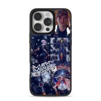 Max Verstappen Red Bull F1 collage iPhone 16 Pro Max Black Case