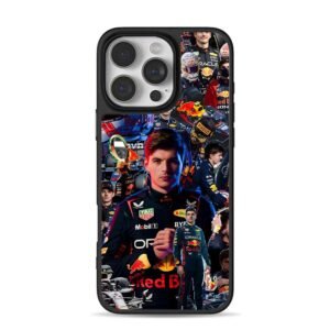 Max Verstappen Red Bull F1 collage Phone Case for iPhone 11-17 & Samsung Galaxy S24-S26