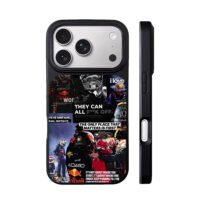 Max Verstappen Red Bull F1 collage iPhone 17 Pro Max Black Case