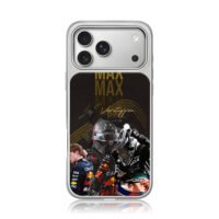 Max Verstappen Red Bull F1 collage iPhone 17 Pro Max Electroplated Silver Case1