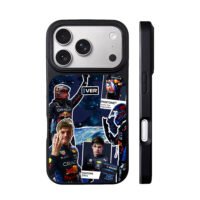 Max Verstappen Red Bull F1 race art iPhone 17 Pro Max Black Case