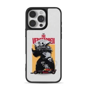 Max Verstappen Red Bull F1 race car iPhone 16 Pro Max Black Case