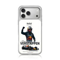 Max Verstappen Red Bull F1 race car iPhone 17 Pro Max Electroplated Silver Case1