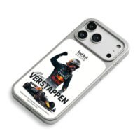 Max Verstappen Red Bull F1 race car iPhone 17 Pro Max Electroplated Silver Case2