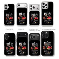 Max Verstappen Red Bull F1 racecar Chris Brown Phone Case Black Electroplated Silver For Iphone 11 To 17