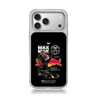 Max Verstappen Red Bull F1 racecar iPhone 17 Pro Max Electroplated Silver Case1