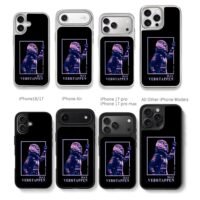 Max Verstappen Red Bull F1 racer Chris Brown Phone Case Black Electroplated Silver For Iphone 11 To 17