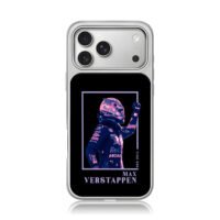 Max Verstappen Red Bull F1 racer iPhone 17 Pro Max Electroplated Silver Case1