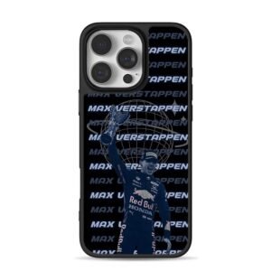 Max Verstappen Red Bull F1 trophy iPhone 16 Pro Max Black Case
