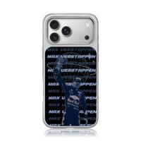Max Verstappen Red Bull F1 trophy iPhone 17 Pro Max Electroplated Silver Case1