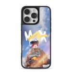 Max Verstappen Red Bull F1 with MAX iPhone 16 Pro Max Black Case