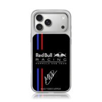 Max Verstappen Red Bull Racing F1 iPhone 17 Pro Max Electroplated Silver Case1