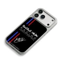 Max Verstappen Red Bull Racing F1 iPhone 17 Pro Max Electroplated Silver Case2