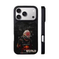 Max Verstappen RedBull F1 champ art iPhone 17 Pro Max Black Case