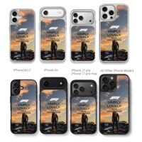 Max Verstappen RedBull F1 race Chris Brown Phone Case Black Electroplated Silver For Iphone 11 To 17