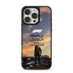 Max Verstappen RedBull F1 race iPhone 16 Pro Max Black Case