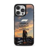 Max Verstappen RedBull F1 race iPhone 16 Pro Max Black Case