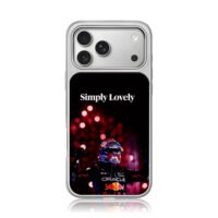 Max Verstappen Simply Lovely F1 iPhone 17 Pro Max Electroplated Silver Case1