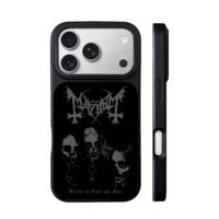 Mayhem black metal zombie skull art iPhone 17 Pro Max Black Case