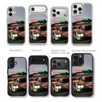 Mazda 787B iconic Le Mans race car Chris Brown Phone Case Black Electroplated Silver For Iphone 11 To 17