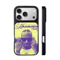 MC Hammer Its Hammer Time halftone iPhone 17 Pro Max Black Case