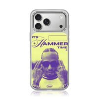 MC Hammer Its Hammer Time halftone iPhone 17 Pro Max Electroplated Silver Case1
