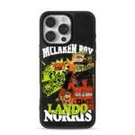 McLaren Boy Lando Norris F1 art iPhone 16 Pro Max Black Case