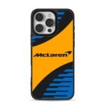 McLaren F1 carbon orange black blue Phone Case for iPhone 11-17 & Samsung Galaxy S24-S26