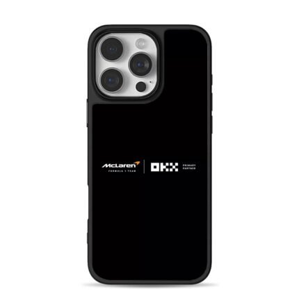 McLaren F1 Team OKX primary partner iPhone 16 Pro Max Black Case