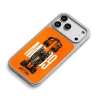McLaren MCL39 F1 race car on orange Phone Case for iPhone 11-17 & Samsung Galaxy S24-S26 - Image 5