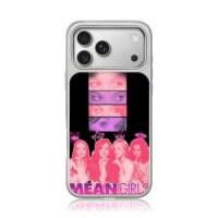 Mean Girls four girls eye collage iPhone 17 Pro Max Electroplated Silver Case1