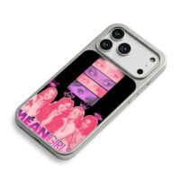 Mean Girls four girls eye collage iPhone 17 Pro Max Electroplated Silver Case2